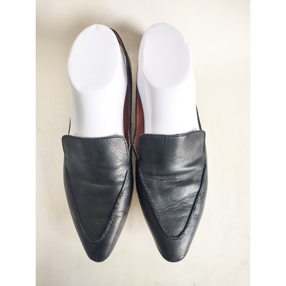 Madewell Frances Skimmer Leather Pointed Toe Slip On Loafers Shoes Black Sz 7.5 - Picture 7 of 11